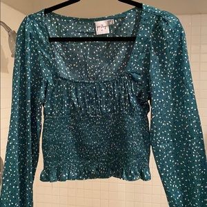 Princes Polly green shirt